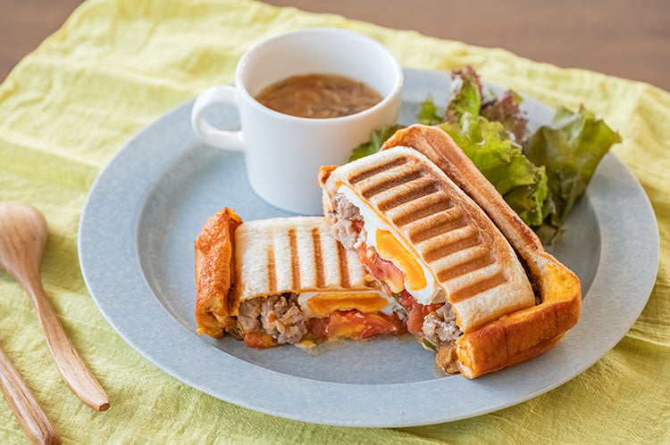 家事問屋 ホットパン (レシピ付き) ホットサンドメーカー 日本製 燕三条 44270