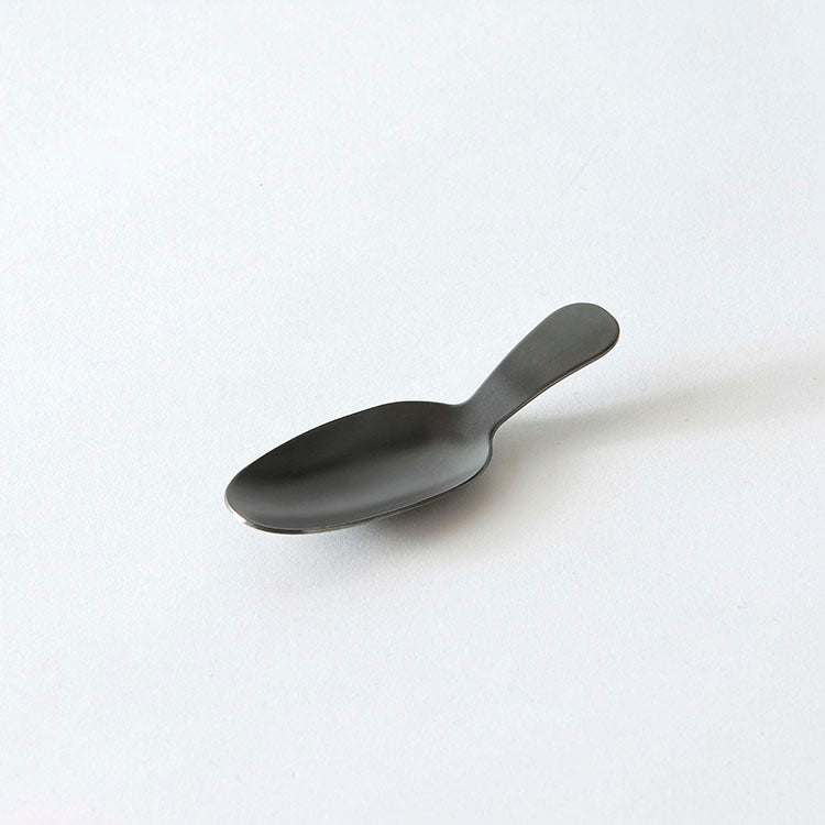 茶考具 黒 茶さじ 日本製 燕三条 41305 KOGU