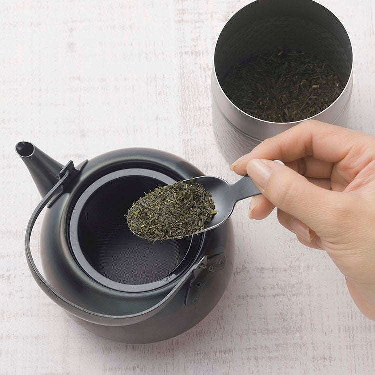茶考具 黒 茶さじ 日本製 燕三条 41305 KOGU