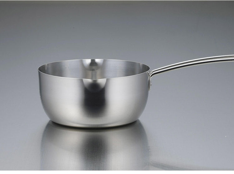 下村企販 日本製 食洗機対応 オールステンレス 雪平鍋 片手鍋 18cm ガス火・IH対応 燕三条 食洗機で洗える ゆきひら鍋 目盛付き 2~3人用 ステンレス 行平鍋 なべ 両口