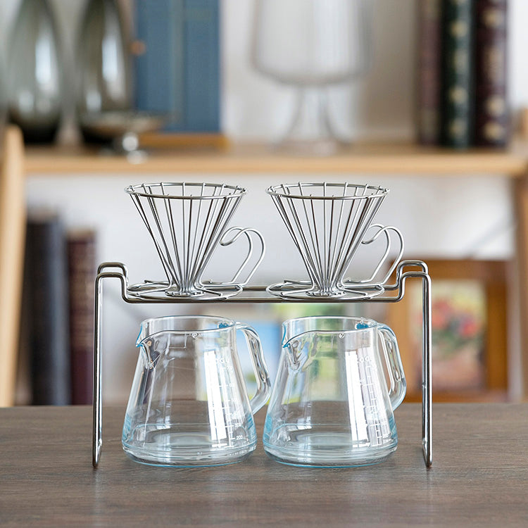 珈琲考具 ドリッパースタンド ダブル 日本製 燕三条 44110 KOGU