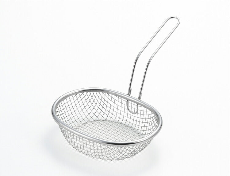 ヨシカワ aikata 揚げ鍋専用 ステンレス揚げザル 日本製 燕三条 鉄製揚げ鍋専用 ざる ザル 食洗機対応 フライヤー バスケット 揚げかご 揚げ物 天ぷら アイカタ PD3028