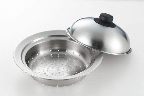 ヨシカワ 日本製 お鍋にのせて使う蒸しプレート 18-20cm SJ2630 美味彩菜