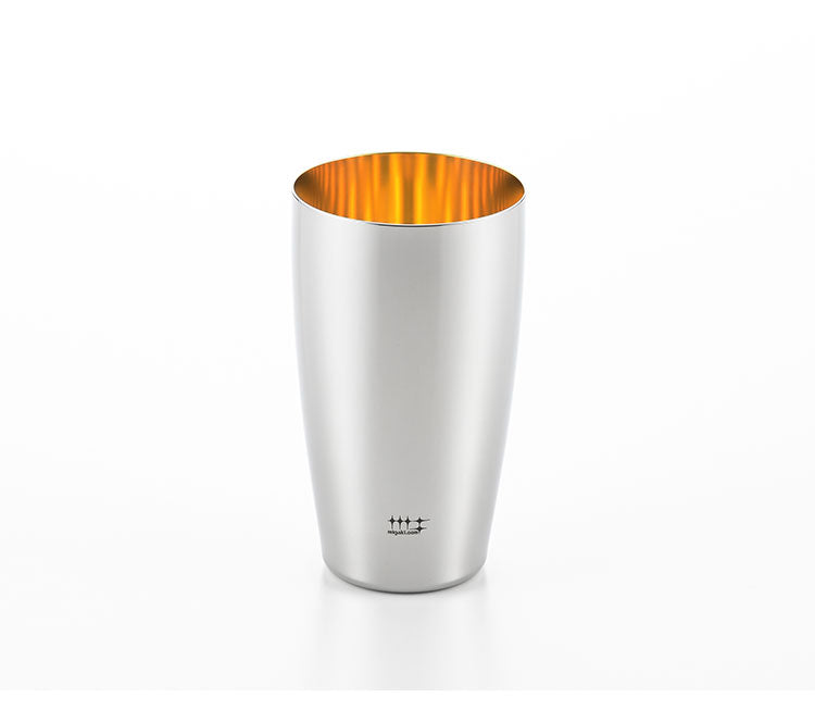 磨き屋シンジケート ビアタンブラー400ml 内面金メッキ仕上げ 日本製 ステンレス製 ギフト 誕生日 父の日 お祝い ビール ヨシカワ 燕三条 Yoshikawa