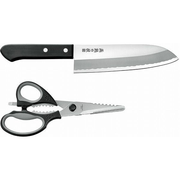 燕三条製 ステンレス三徳包丁165mm&キッチンバサミ