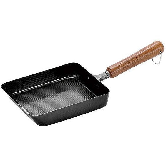 燕三条製 エンボス加工の鉄製玉子焼フライパン IH対応