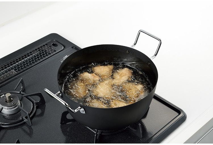 燕三条製 鉄製天ぷら鍋22cm IH対応