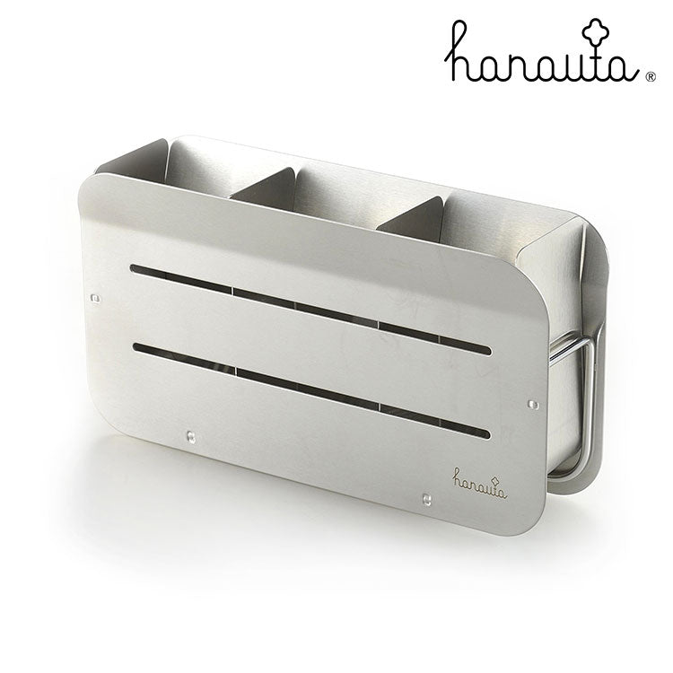 hanauta 水切り用箸立て シルバー 日本製 燕三条 ハナウタ ステンレス製 キッチン収納 箸立て単品(代引不可)
