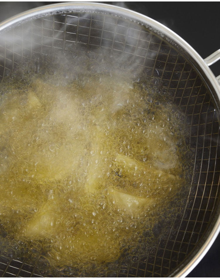 ラバーゼ 日本製 鉄揚げ鍋 28cm 3点セット ガス火・IH対応 揚げ鍋 油切り 油はね防止ネット 燕三条 鉄製 両手鍋 天ぷら鍋 有元葉子 監修 la base おしゃれ