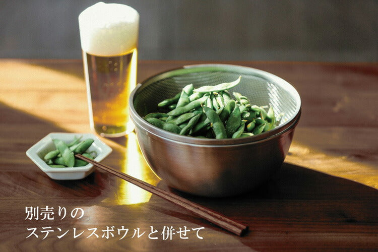 enzo 日本製 燕三条 ステンレスざる 24cm EN-003 頑丈 ステンレス製 ザル ざる 燕三 エンゾウ 和平フレイズ