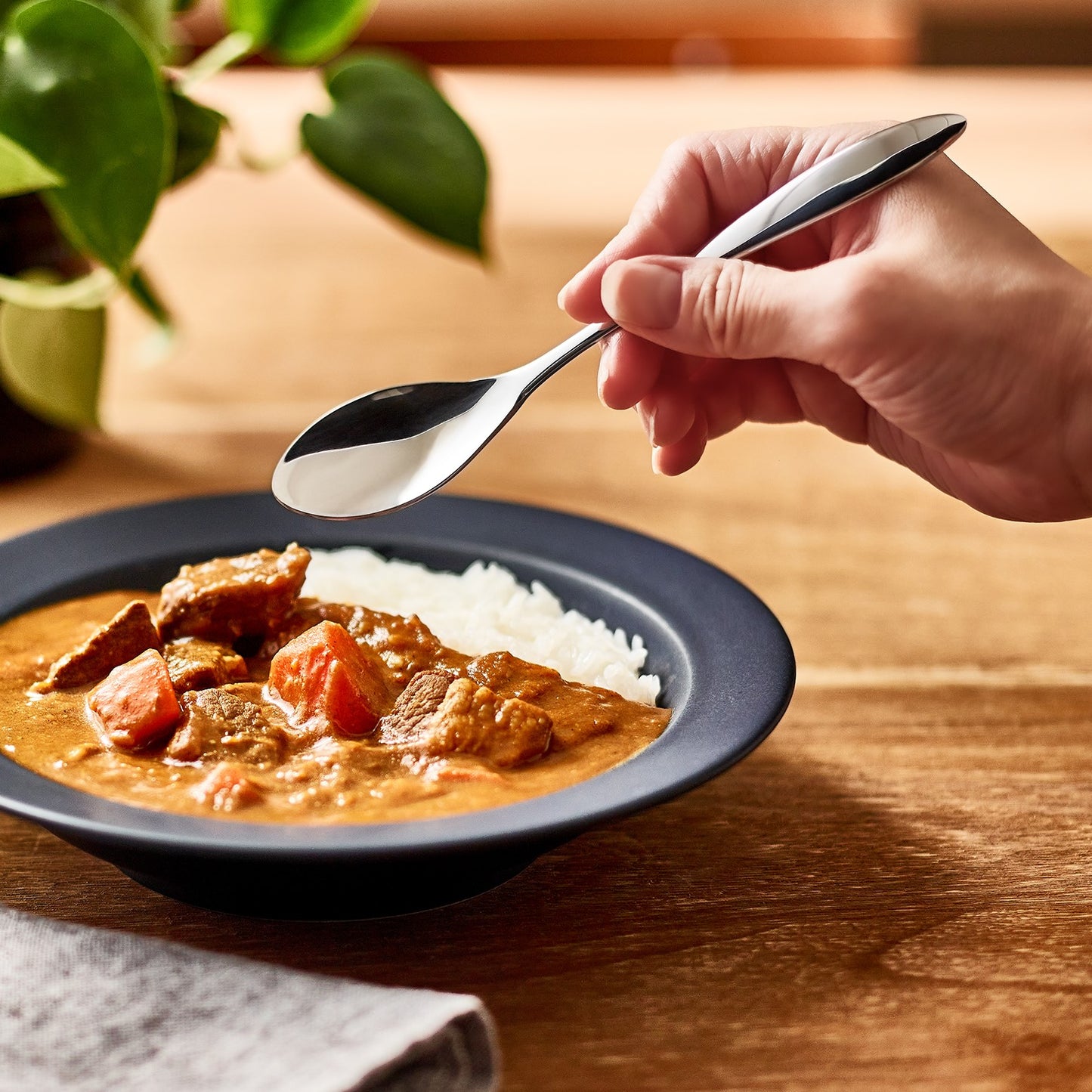 日本製 燕三条 ミディアムスプーン 3本セット 食洗機対応 ステンレス TSUBAME カトラリー セット 3本組 スプーン カレースプーン デザートスプーン(代引不可)