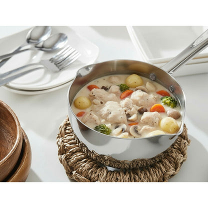 日本製 燕三条 雪平鍋 16cm 20年保証 エレックマスタープロ IH対応 フジノス アルミ ステンレス 3層構造 鍋 片手鍋 小鍋 熱効率 ガス火対応 プロ仕様 スピーディ 熱ムラ少ない 行平 雪平 ミルクパン(代引不可)