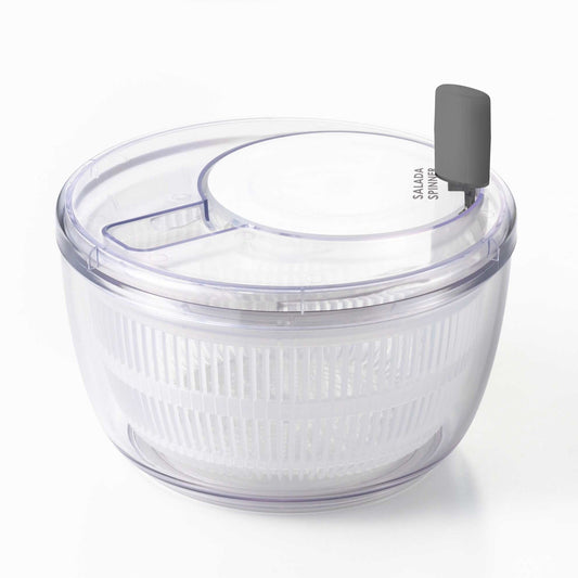日本製 燕三条 クリアサラダスピナー 21cm 取っ手がたためる コンパクト フラット 食洗機対応 4way 野菜水切り器 サラダボウル 湯切り ザル ざる セット 回転式 分解できる お手入れ簡単 透明 おしゃれ