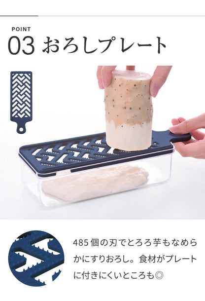 日本製 燕三条 スライサー7点セット 千切り おろし器 ピーラー スライサー 安全ホルダー 収納ケース セット スライサーセット 千切りスライサー ステンレス 逸品物創
