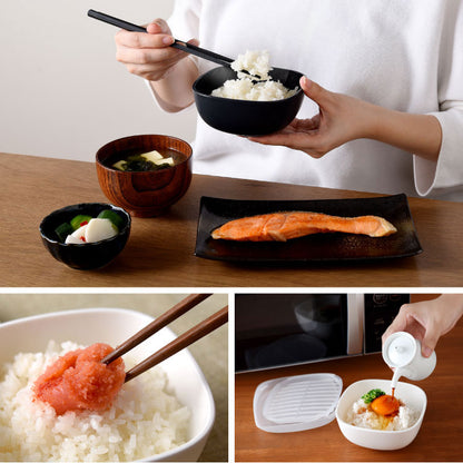 【一膳サイズ×6個セット】冷凍・レンジ・食洗機OK 冷凍ごはん容器 ごはんがう米わん おひつ 一膳分 ごはん保存容器 冷凍ご飯容器 お米保存容器 冷凍ごはん お弁当 食洗機対応 電子レンジ対応 保存コンテナ お米 解凍 日本製 燕三条