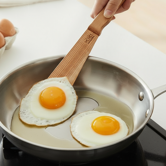 ASAKURA 羽衣ターナー 30cm まるで羽衣 軽量20g 薄さ3mm しなやか 木製 日本製 キッチンツール 軽量 軽い 新潟県産ブナ 天然木 ターナー ヘラ フライ返し 木製ターナー 1本 朝倉家具 ASAKURAの雑貨