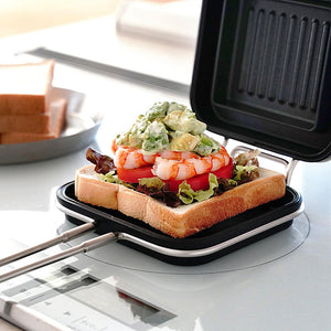 家事問屋 ホットパン (レシピ付き) ホットサンドメーカー 日本製 燕三条 44270