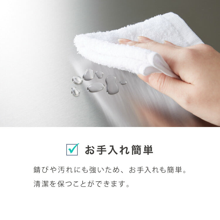 日本製 燕三条 ステンレス作業台ワゴン 幅73.5cm 引出付き ハンドル付き キッチンワゴン 作業台 調理台 スリム キャスター付き おしゃれ ステンレス天板 シルバー ステンレスワゴン キッチンラック(代引不可)