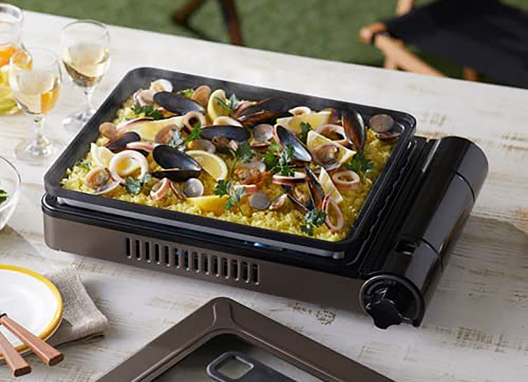 イワタニ カセットガスホットプレート 「焼き上手さんβ」 CB-GHP-B カセットコンロ ホットプレート ガスコンロ アウトドア キャンプ 防災用品 Iwatani 岩谷