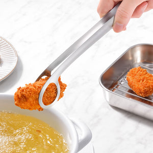 オークス レイエ あげものトング 日本製 燕三条 ステンレス製 食洗機対応 トング あげもの 揚げ物 天ぷら LS1544 AUX leye(代引不可)【メール便配送】